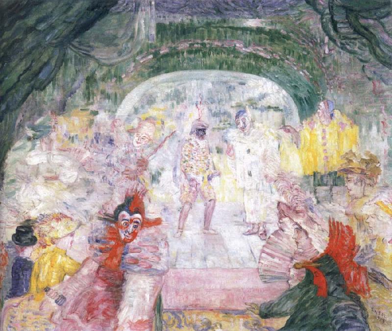 James Ensor Theater of Masks china oil painting image